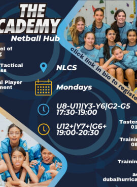 The Academy Netball Hub at NLCS 2025/26 Season