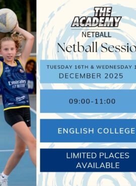 The Academy Netball Sessions December 2025