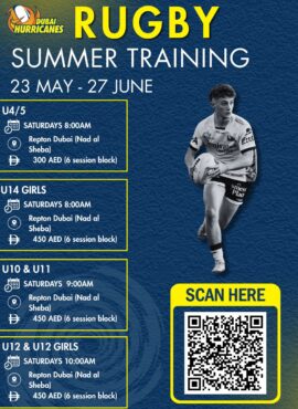 Rugby Summer Training – Repton Dubai – 23 May -27 June