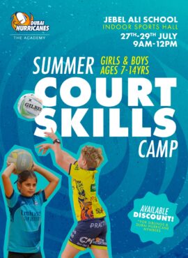 The Academy Summer Netball Camp 27 – 29 July