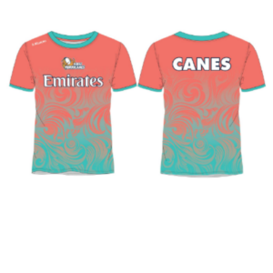 Merch - Coral and Teal Tee