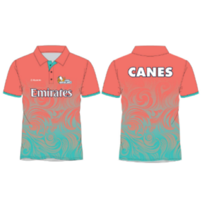 Merch - Coral and Teal Polo